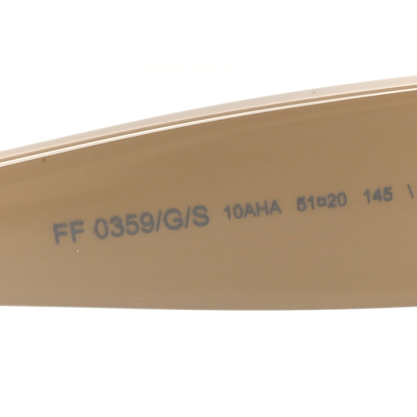Acetate F is Fendi Sunglasses FF 0359/G/S Beige