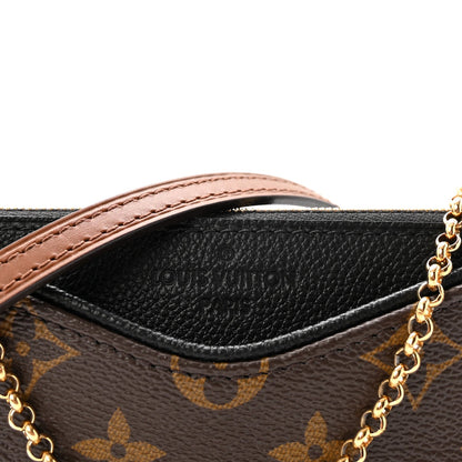 Monogram Pallas Clutch Black