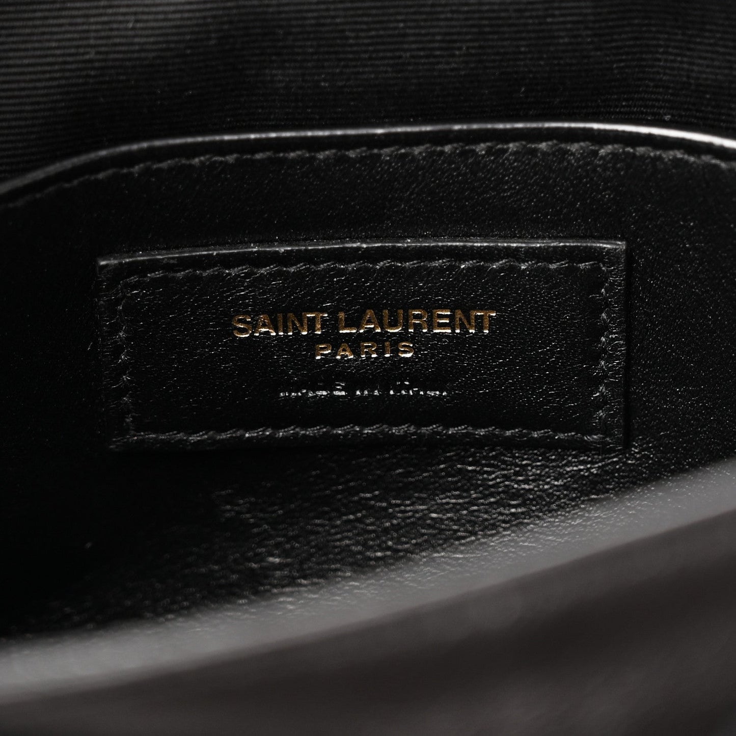 Lambskin Matelasse Monogram Baby Niki Chain Satchel Black
