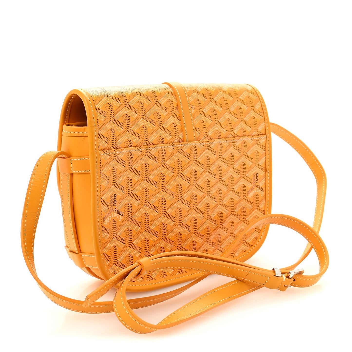 Goyardine Belvedere II PM Messenger Bag Yellow