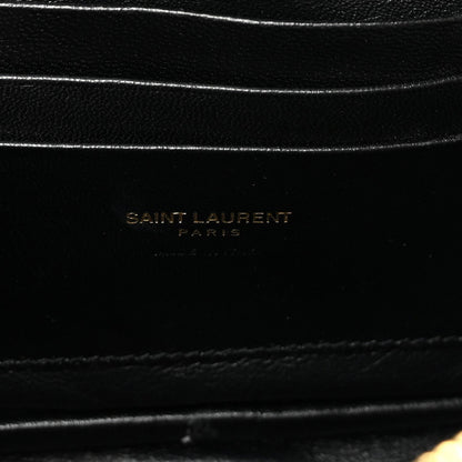 Grain De Poudre Matelasse Monogram Mini Lou Camera Bag Dark Beige