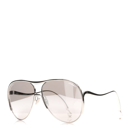Mirrored Pilot Sunglasses 71790 Silver