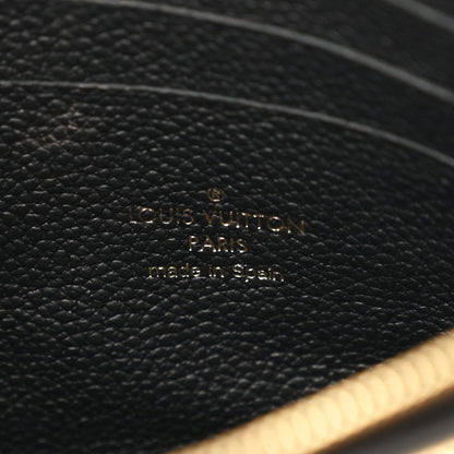 Empreinte Double Zip Pochette Black
