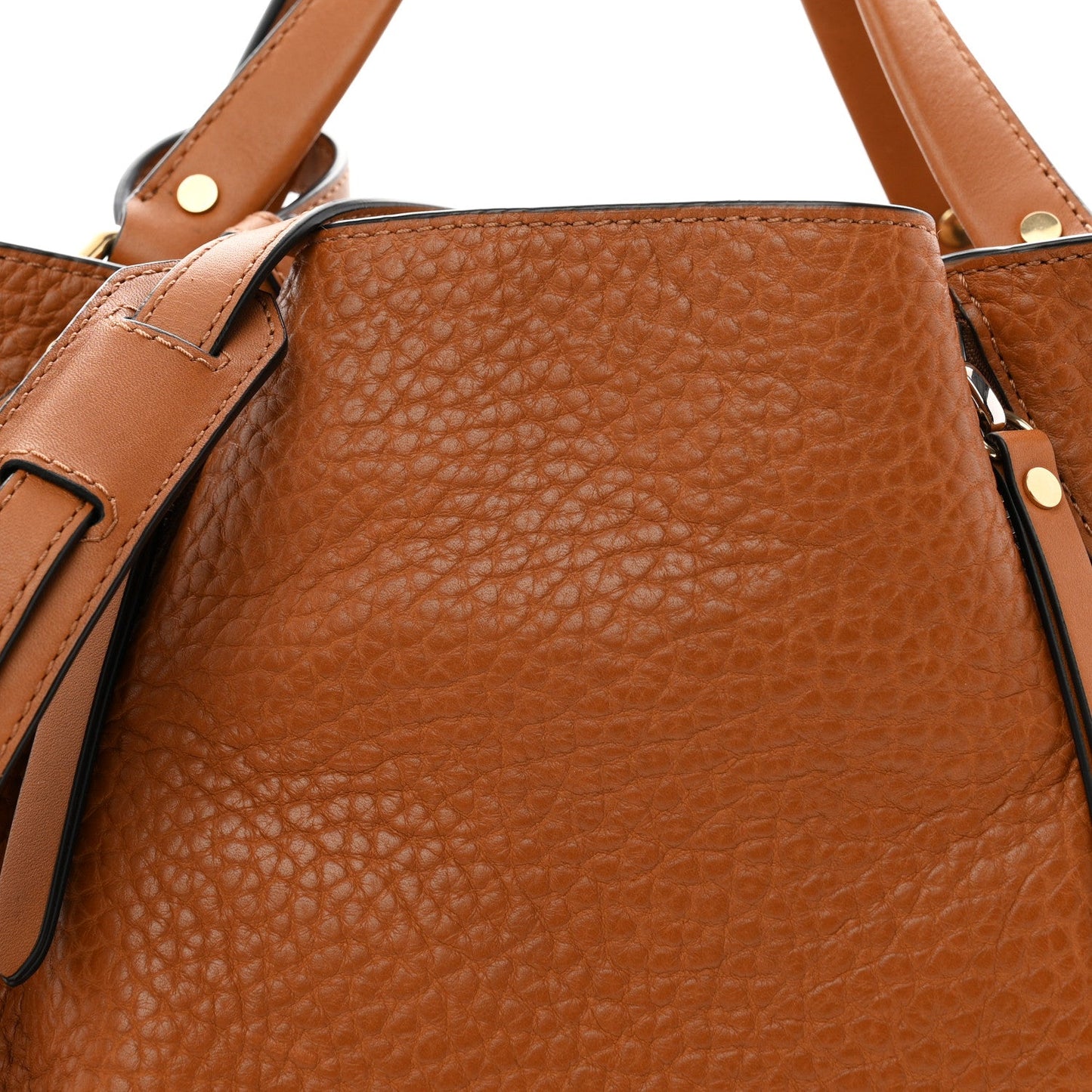 Grainy Calfskin House Check Small Maidstone Saddle Brown