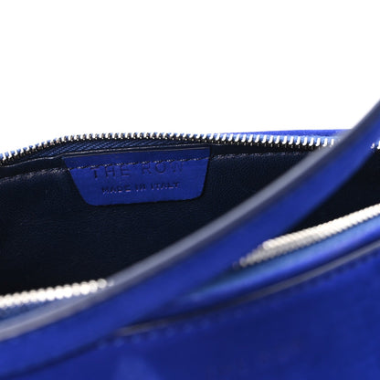 Nubuck Small Morgan Shoulder Bag Cobalt