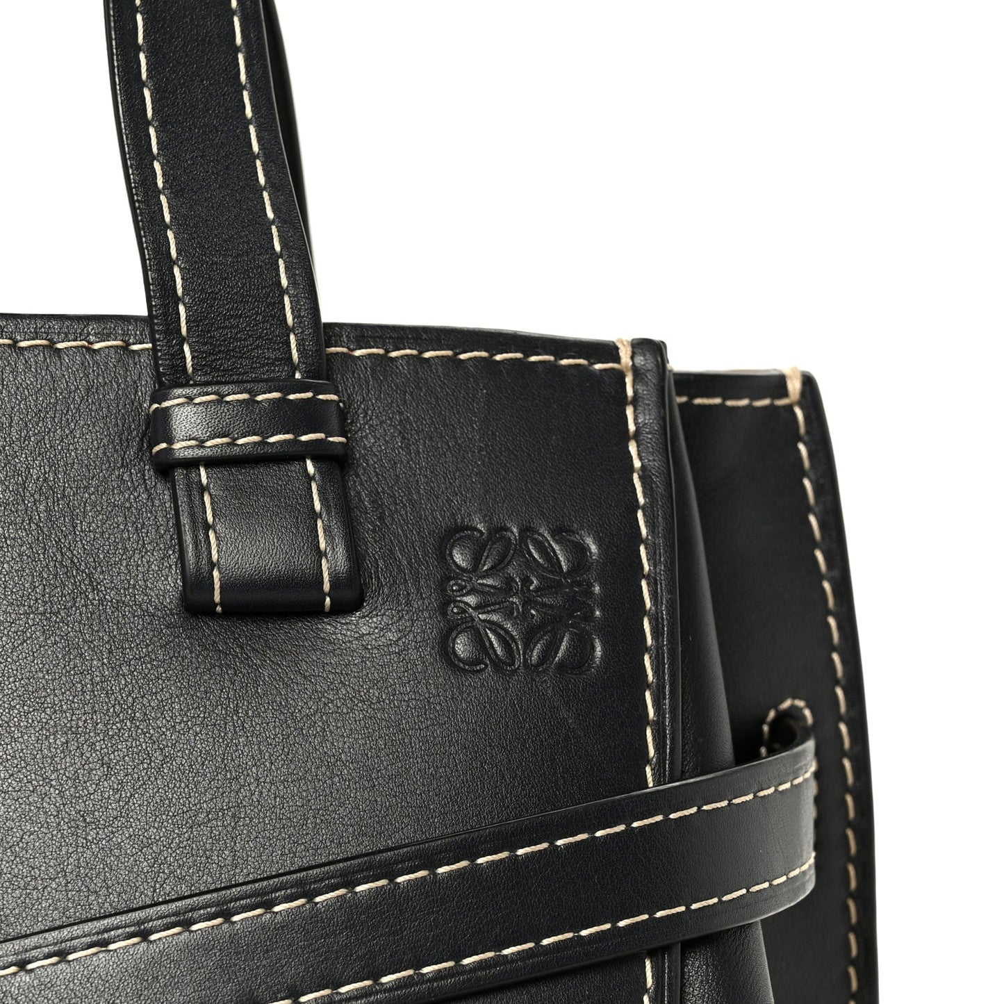 Calfskin Small Gate Tote Midnight Blue