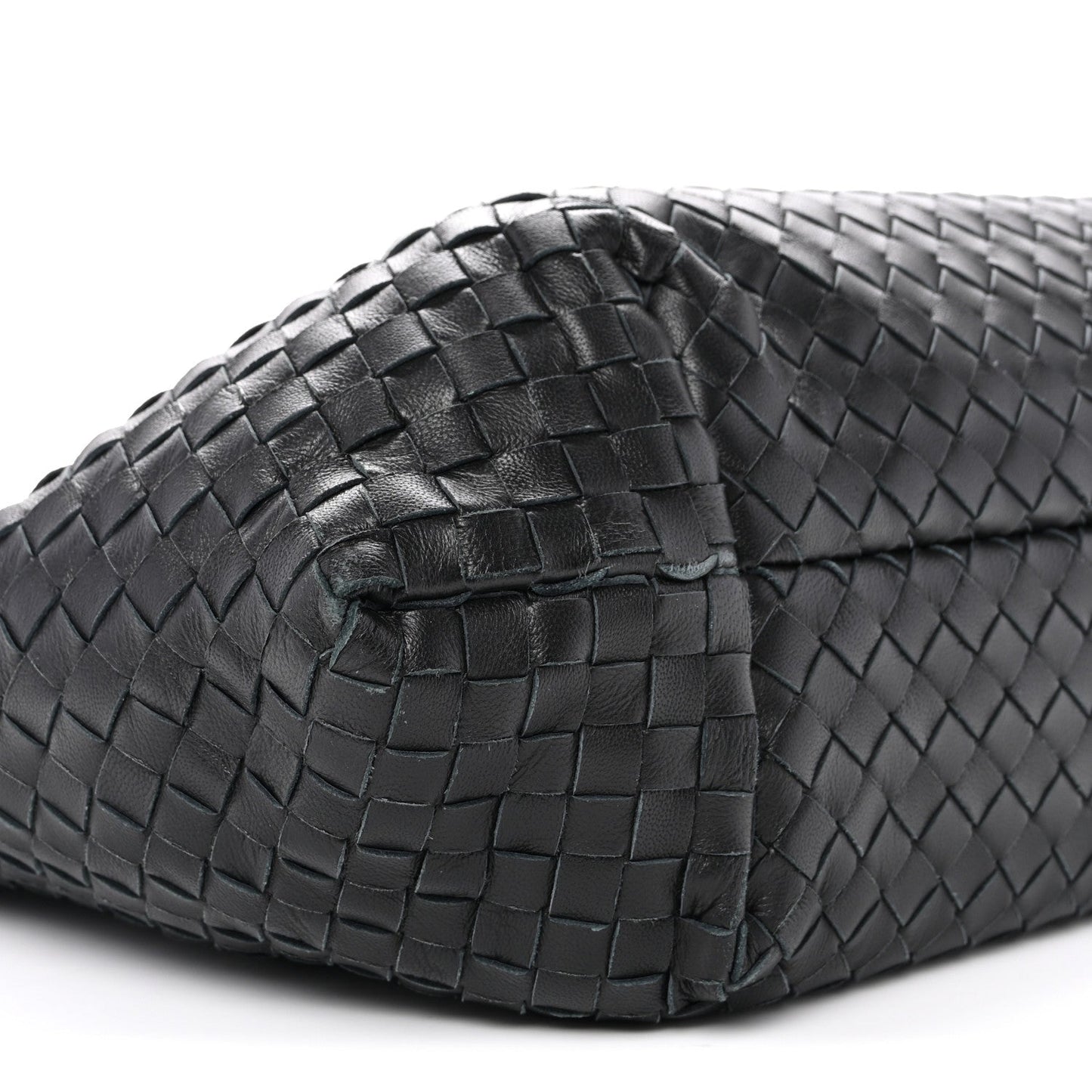 Nappa Intrecciato Medium Roma Tote Black