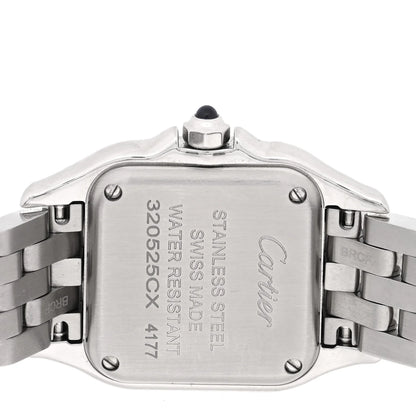 Cartier Stainless Steel 22mm Panthere Quartz Watch