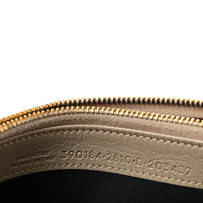 Chevre Gold Metallic Edge Hardware Money Wallet Rose de Sables