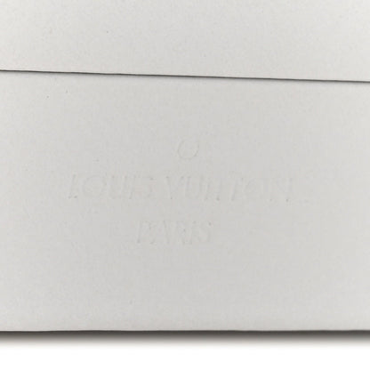 Calfskin Mirror Monogram Etched Jewelry Box Trunksu White