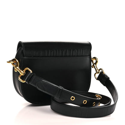 Box Calfskin Small Bobby Flap Black
