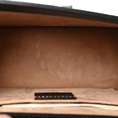 Calfskin Mini Sylvie Top Handle Bag Black