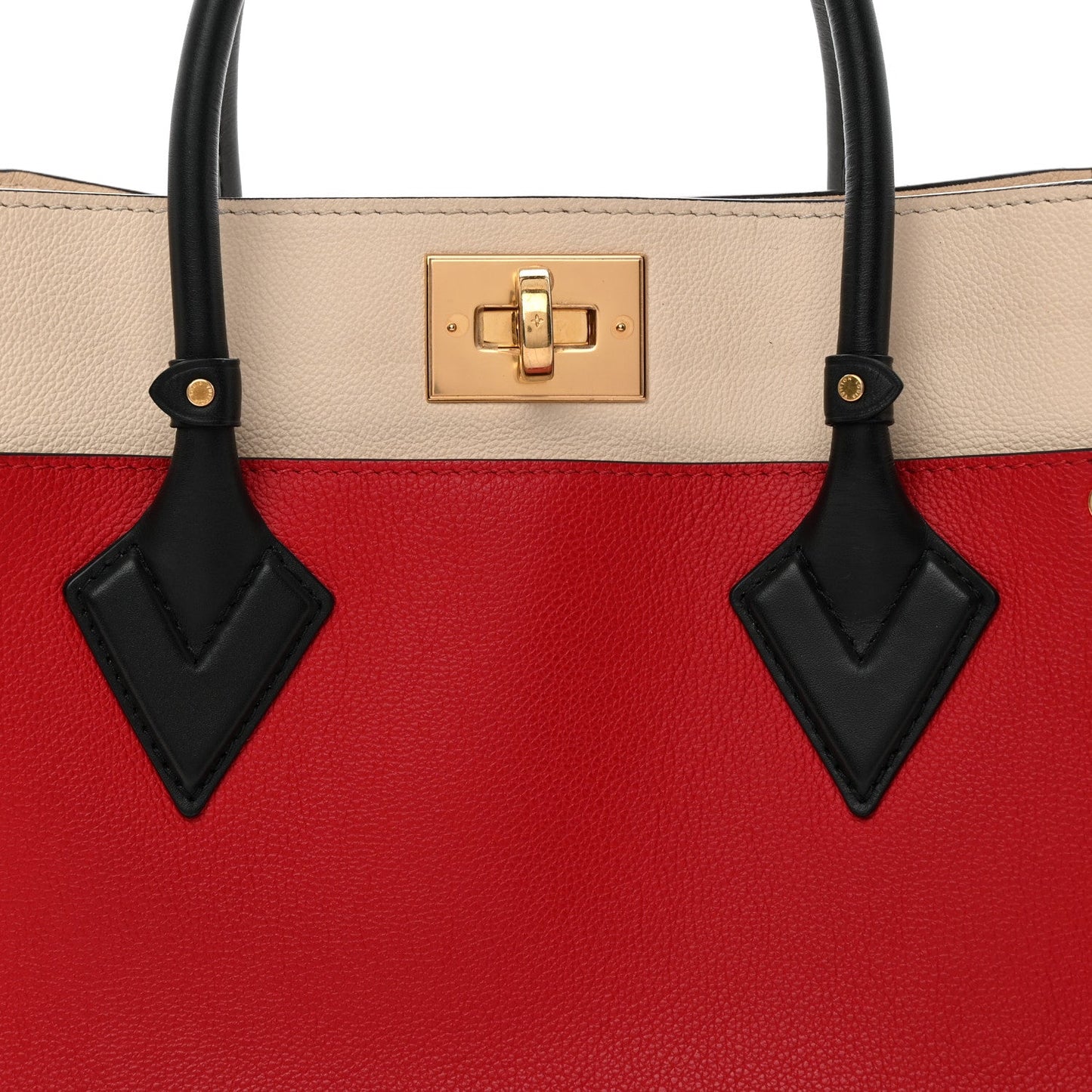 Calfskin Monogram On My Side Pirate Red