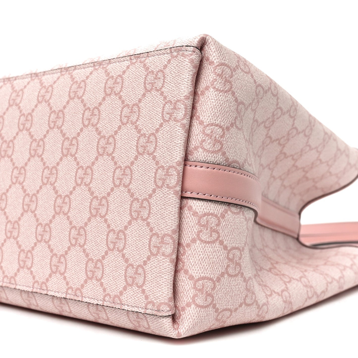 GG Supreme Monogram Emblem Large Tote Bag Light Pink
