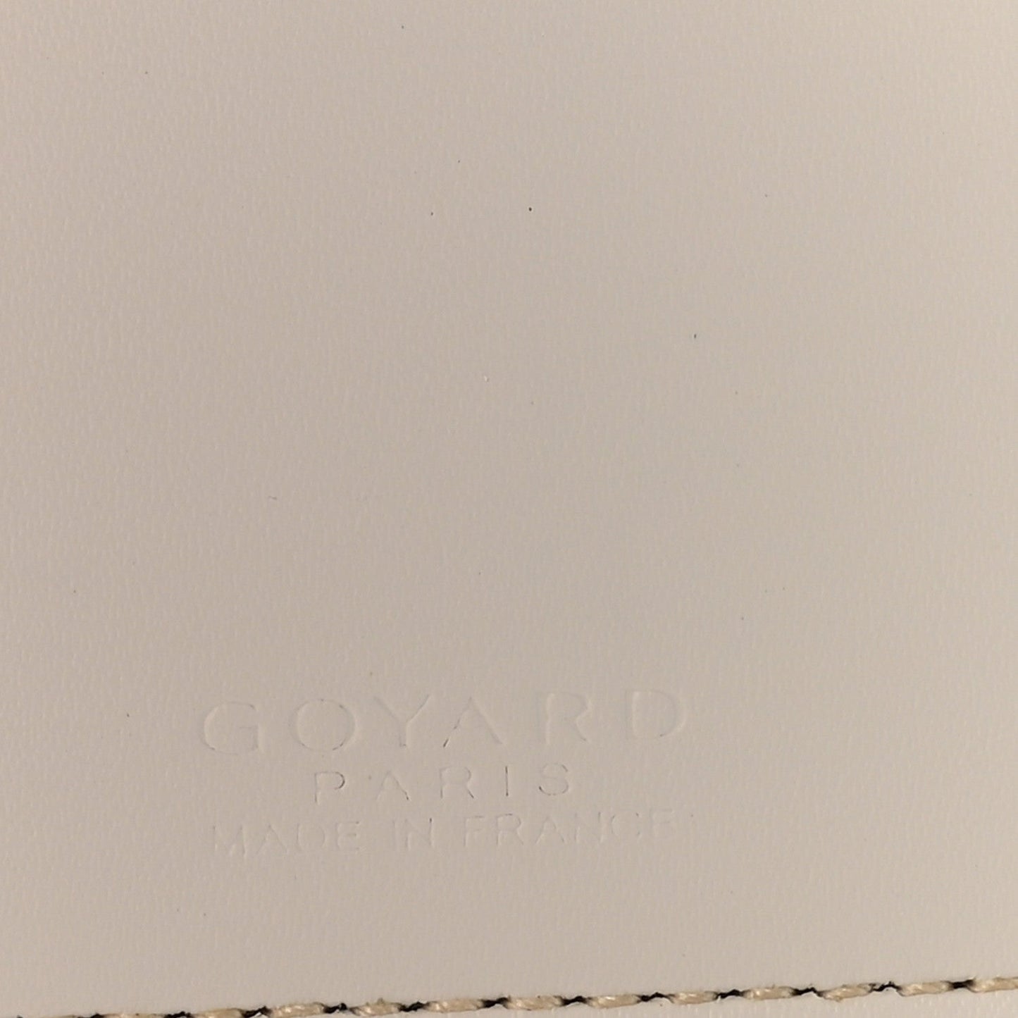 Goyardine Saint Marc Card Holder White