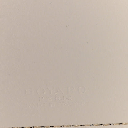 Goyardine Saint Marc Card Holder White