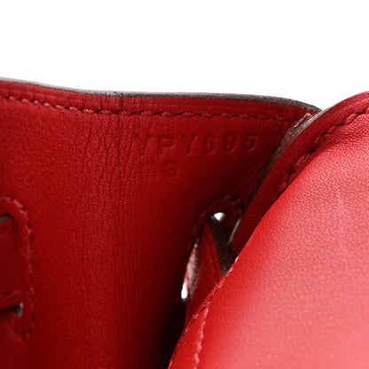 Swift Birkin 25 Rouge Piment