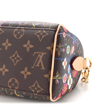 LV X TM Monogram Flowers Speedy Bandouliere 20
