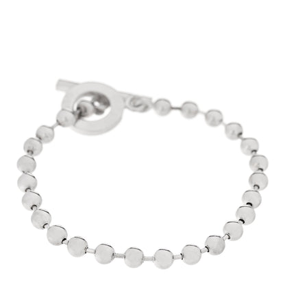 Sterling Silver Boule Bead Toggle Bracelet