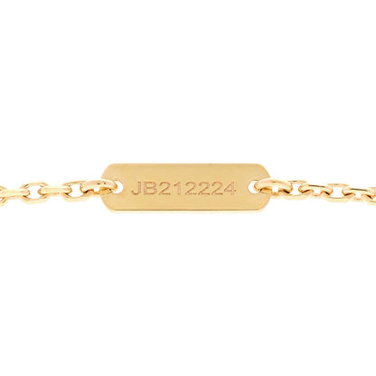 18K Yellow Gold Mother of Pearl Vintage Alhambra Pendant Necklace
