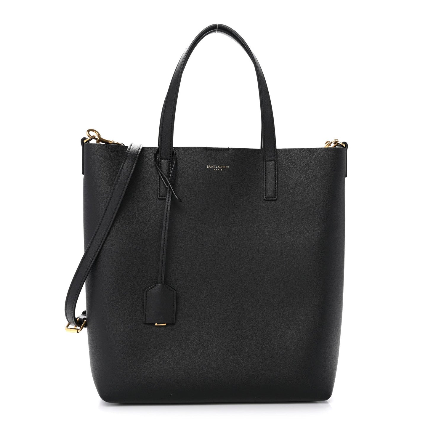 Calfskin Toy Shopping Tote Black