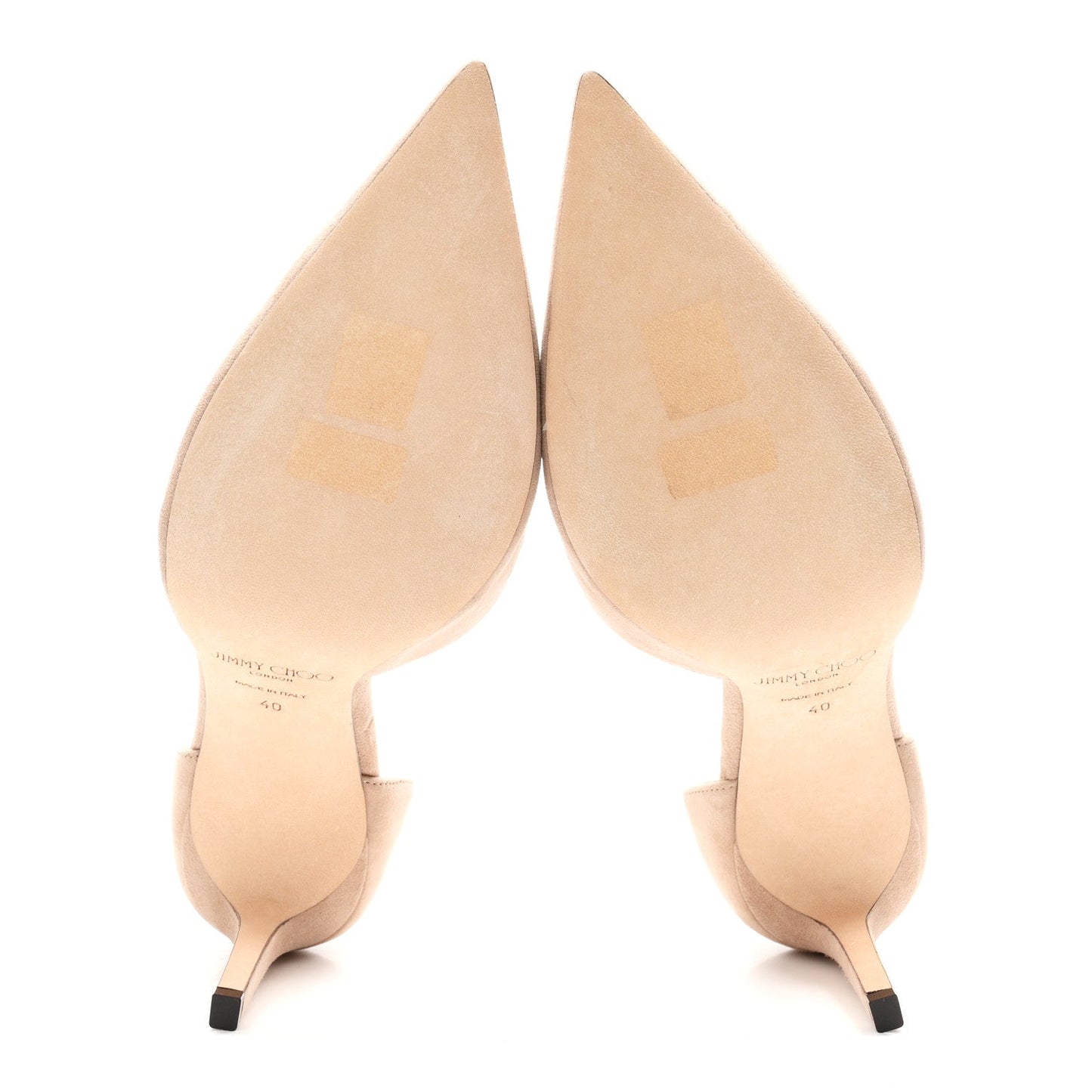 Suede Crystal Bee 85 Pumps 40 Ballet Pink