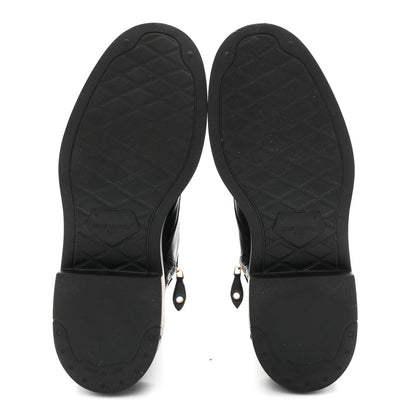 Calfskin Ranger Boots 40 Black