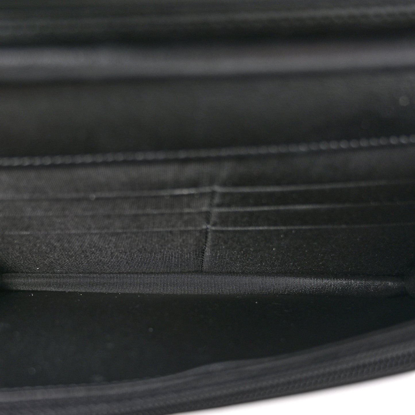 Caviar Quilted Boy Wallet On Chain WOC Black
