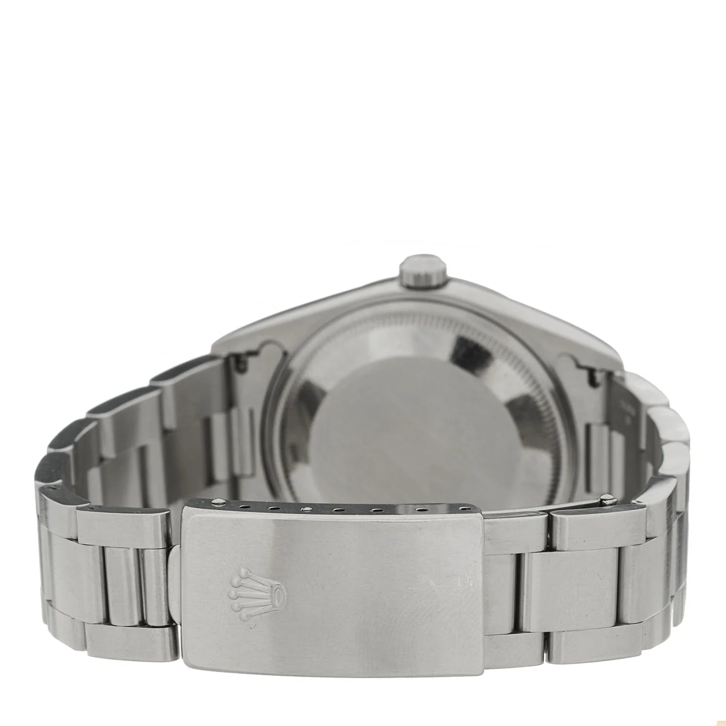 Rolex Stainless Steel 34mm Oyster Perpertual Date Watch Silver 15200