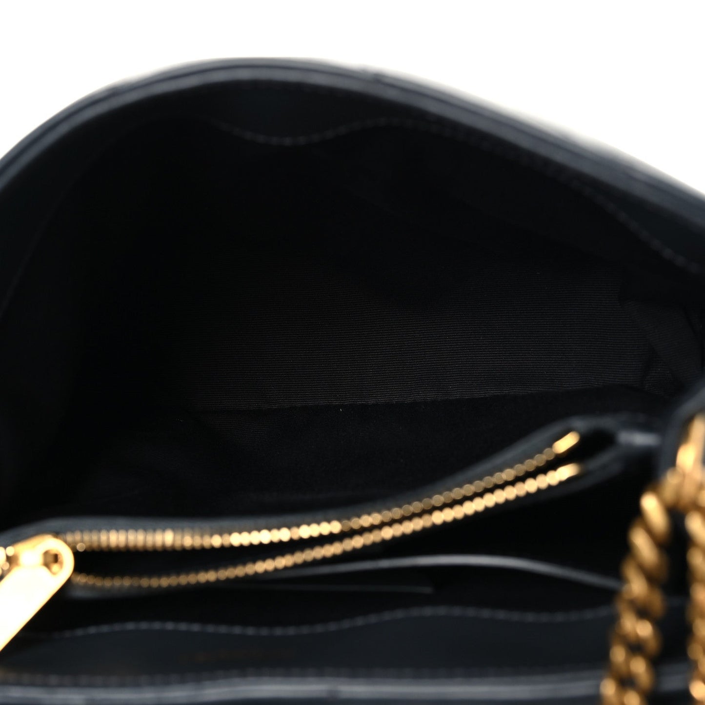 Calfskin Y Quilted Monogram Small Loulou Chain Satchel Dark Smog