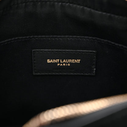 Calfskin Matelasse Monogram Lou Camera Bag Black