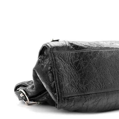Agneau Arena Silver Hardware Medium Le City Black