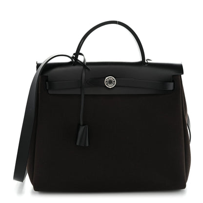 Military Toile Vache Hunter Herbag Zip Retourne 31 PM Black Ebene