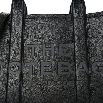 Grained Calfskin Medium The Tote Bag Black