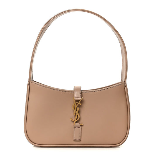Smooth Calfskin Le 5 A 7 Mini Hobo Rosy Sand