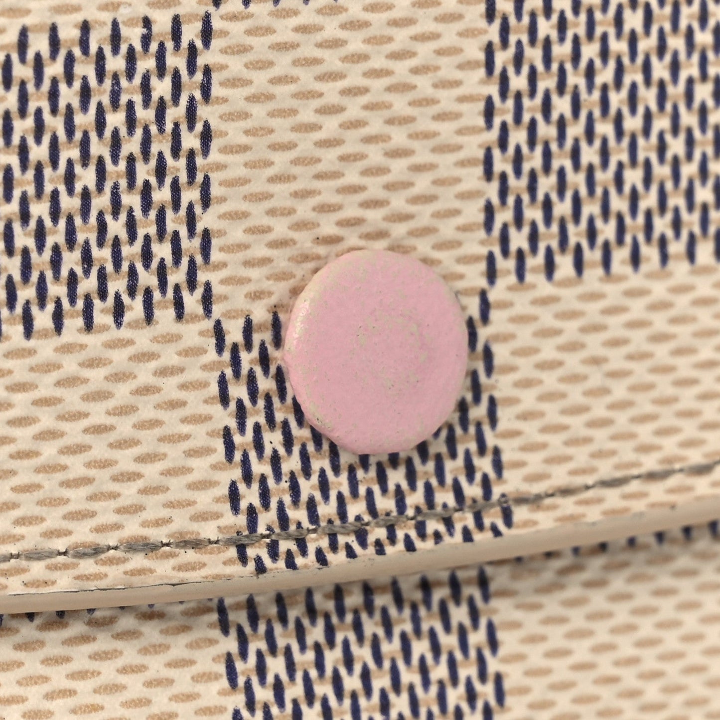 Damier Azur Emilie Wallet Rose Ballerine