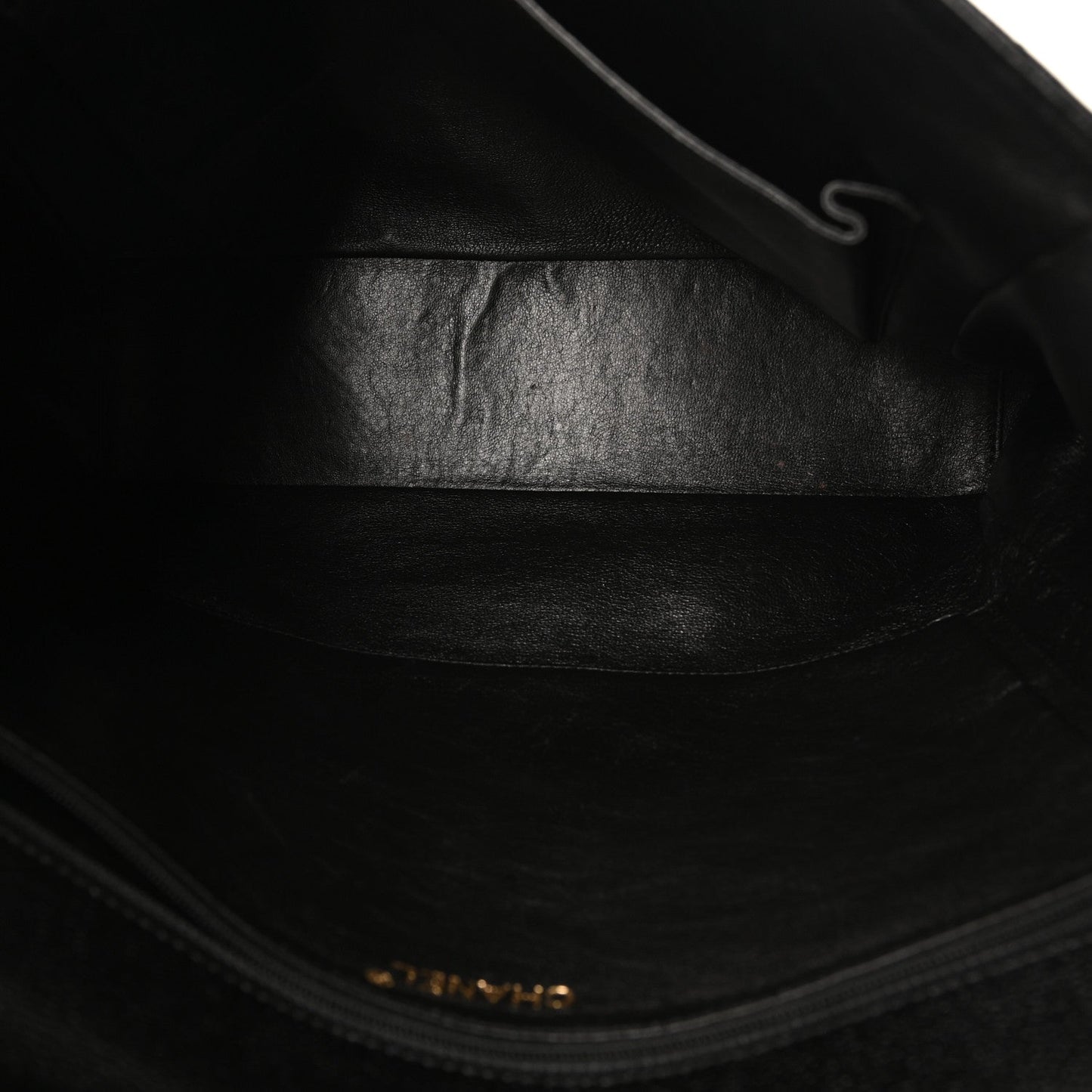 Caviar Quilted Single Flap Black