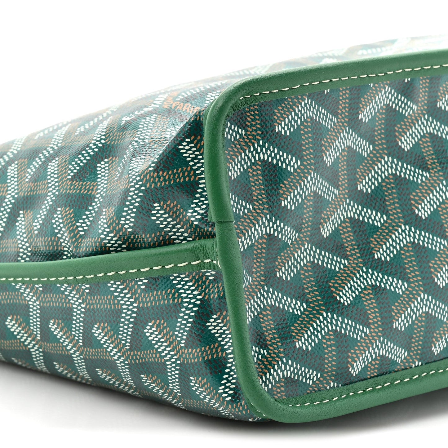 Goyardine Reversible Mini Anjou Green