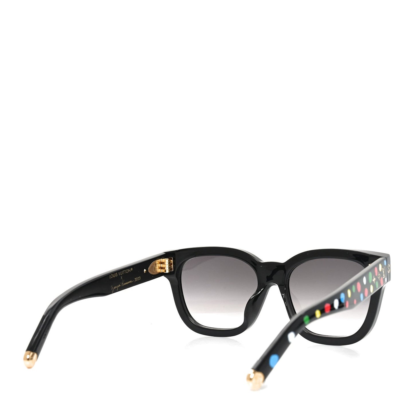 LV X YK Acetate Painted Dots Sunglasses Z1903E Black Multicolor