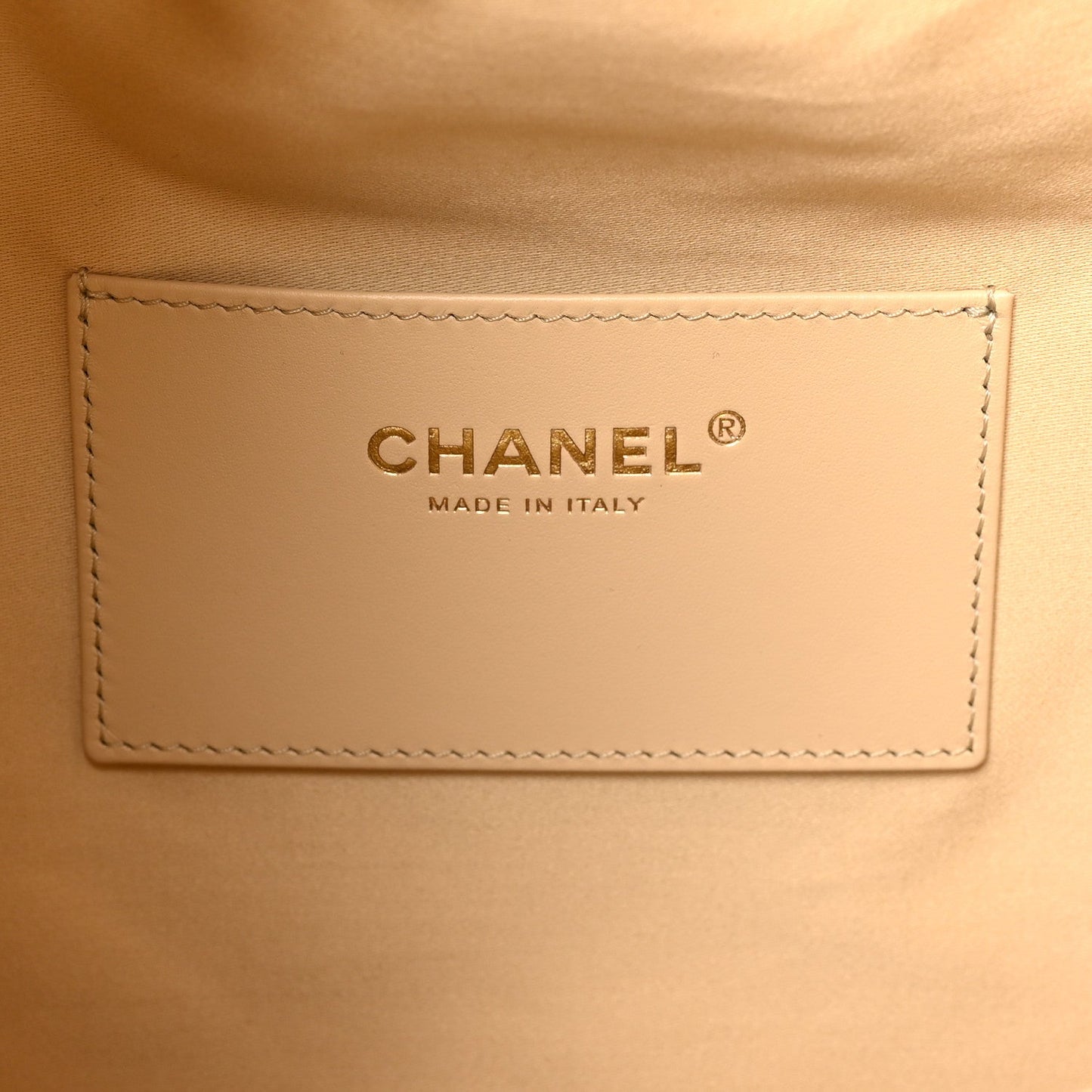 Caviar Quilted Medium Chanel 25 Handbag Beige