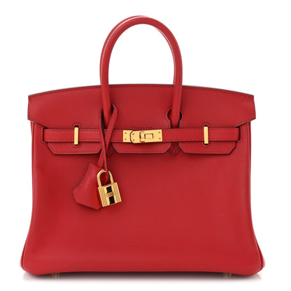 Swift Birkin 25 Rouge Piment