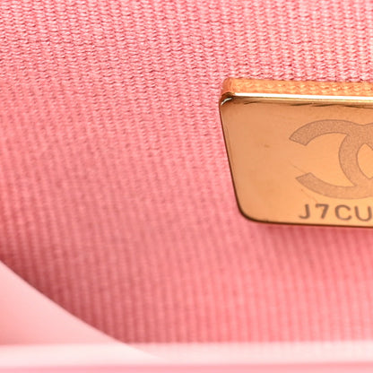 Lambskin Quilted CC Small Dynasty Flap Pink