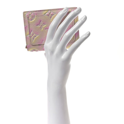 Empreinte Monogram Summer Stardust Clea Wallet Pink