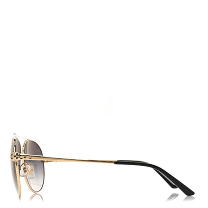 Panthere De Cartier Aviator Sunglasses CT0233S Gold