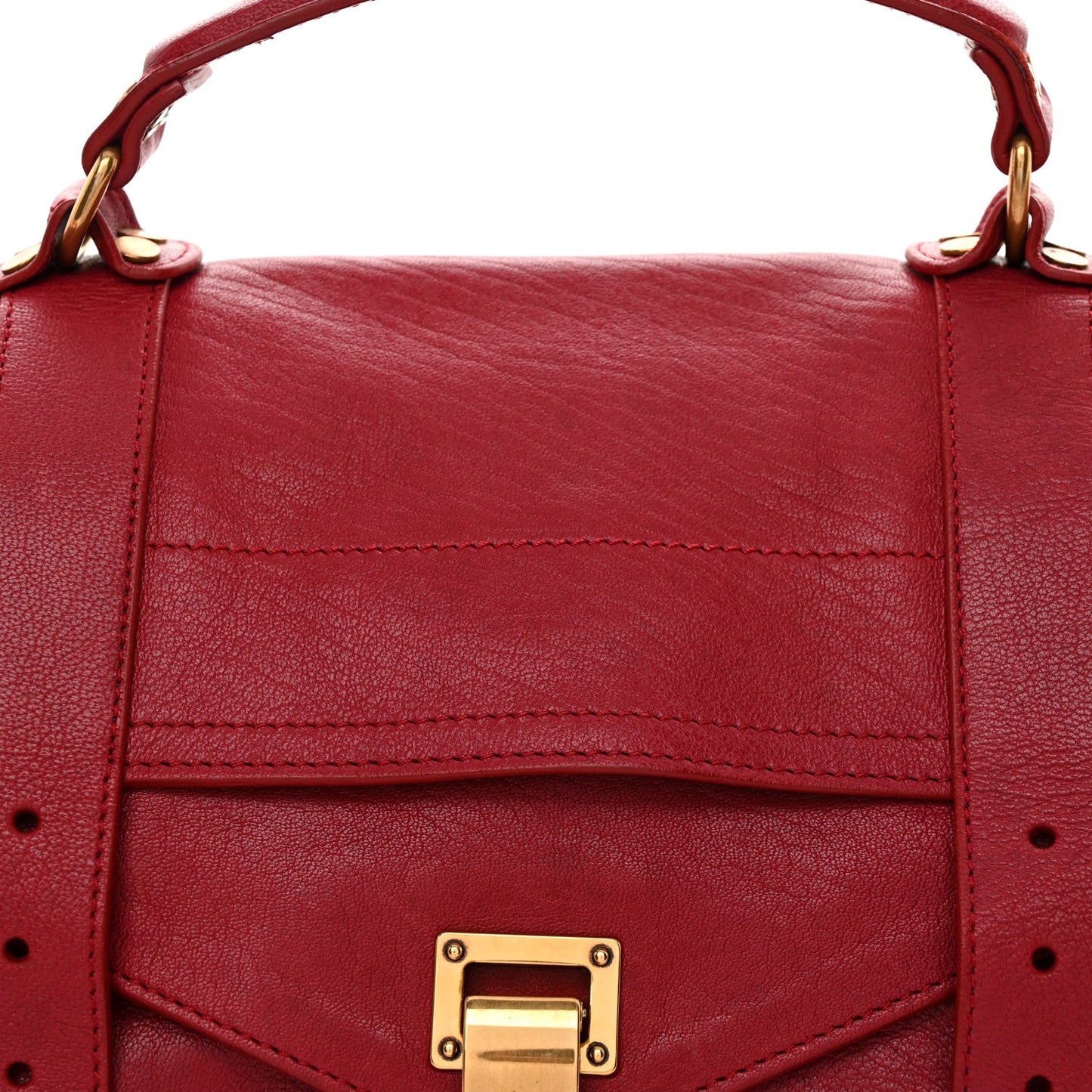 Lambskin Medium PS1 Satchel Raspberry