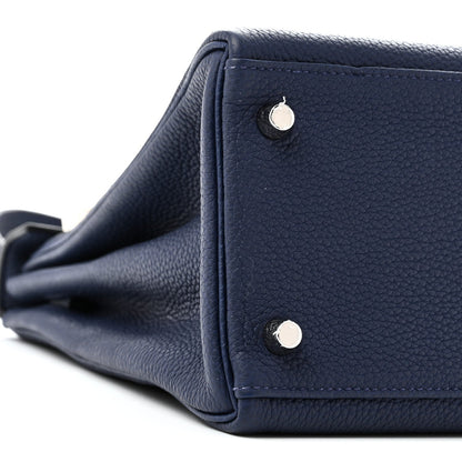 Togo Kelly Retourne 28 Bleu Saphir