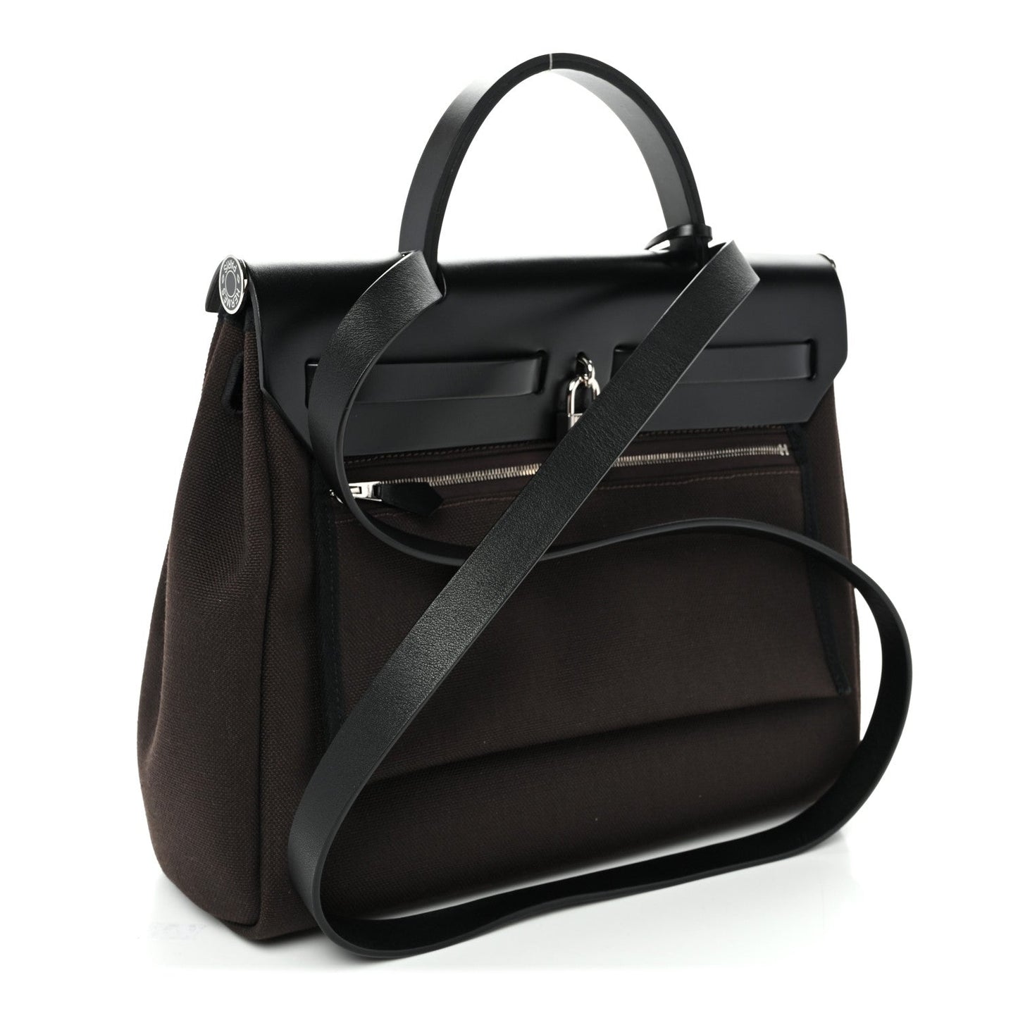 Military Toile Vache Hunter Herbag Zip Retourne 31 PM Black Ebene