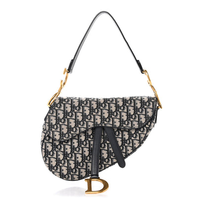 Oblique Saddle Bag Blue