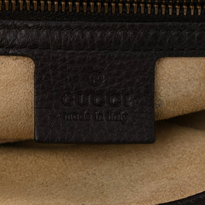 Pebbled Calfskin Medium 1973 Tote Dark Brown