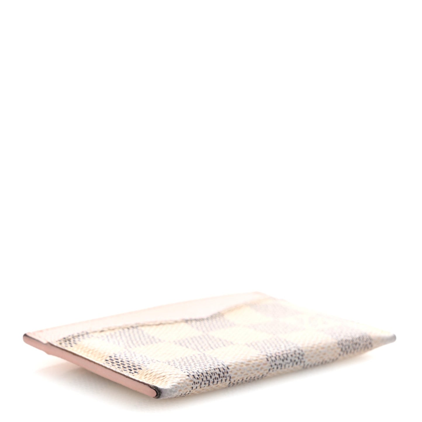 Damier Azur Daily Card Holder Rose Ballerine